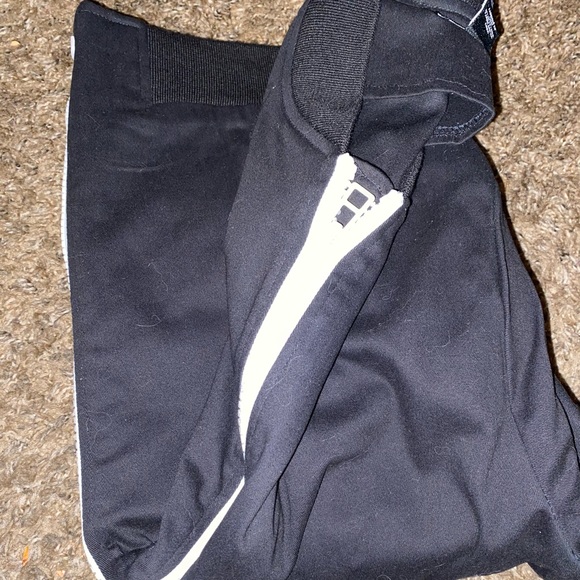 Forever 21 Mens Jacket Black With White Stripe Arm - Picture 5 of 9